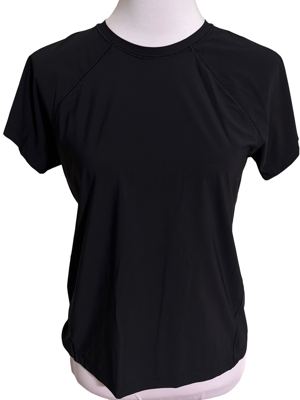 Athleta Black Short Sleeve Performance Tee